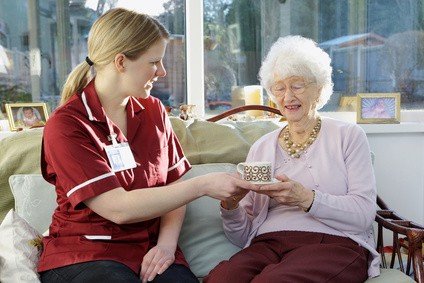 Compassionate caregiver providing personalized care